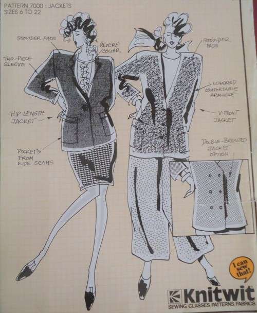 KNITWIT PATTERN 7000 LADIES JACKETS SIZES 6 - 22 -  COMPLETE- UNCUT