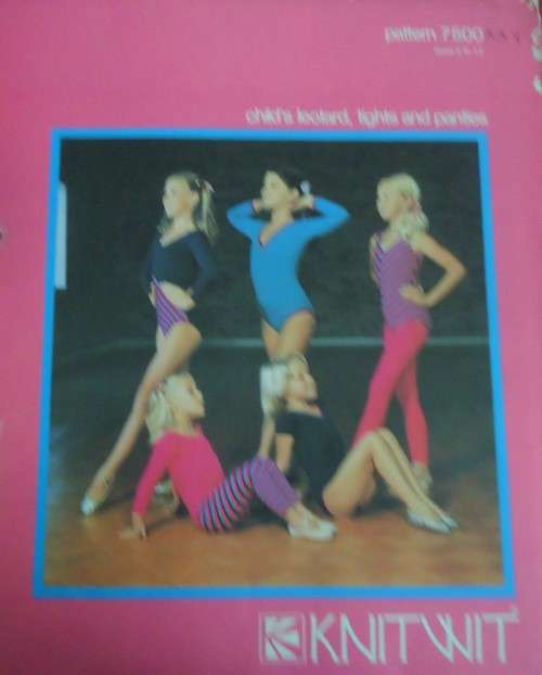 KNITWIT PATTERNS 7500 "CHILD'S LEOTARD-TIGHTS-PANTIES" SIZES 2 - 12 YEARS