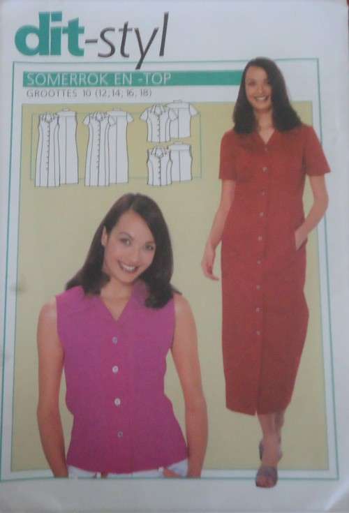 VALUE & DIT STYL PATTERNS  `SOMERBROK EN-TOP ` SIZES 10 + 12 + 14 + 16 + 18