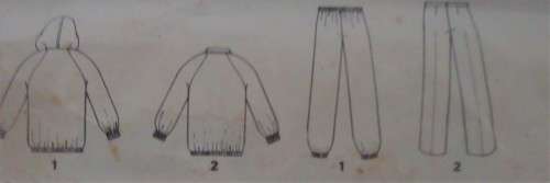 STYLE PATTERNS 2555 MEN'S HOODIE & CASUAL WEAR    SIZE 38" - SEE LISTING