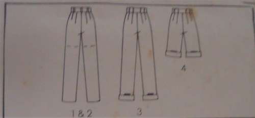 STYLE PATTERNS 4702 PANTS & SHORTS SIZE 10 WAIST 64 CM COMPLETE & UNCUT