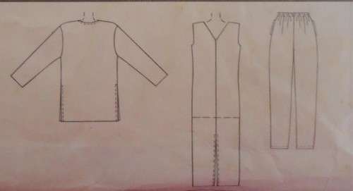 McCALL'S PATTERN 8862 UNLINED JACKET-DRESS-TUNIC-PULL ON PANTS SIZE C = 10 + 12 + 14  COMPLETE