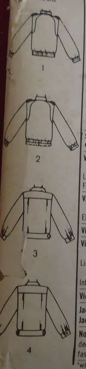 SIMPLICITY PATTERNS 5708 MEN'S UNLINED & LINED JACKET 40" COMPLETE & UNCUT