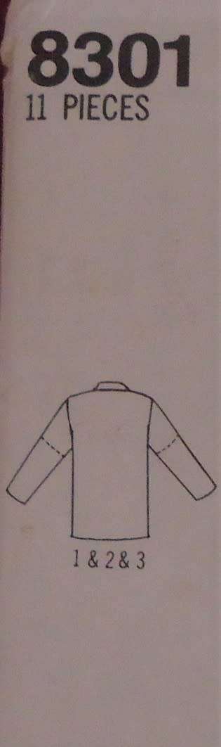 SIMPLICITY PATTERNS 8301 4 HOUR JACKET SIZE HH =  6 - 12  COMPLETE