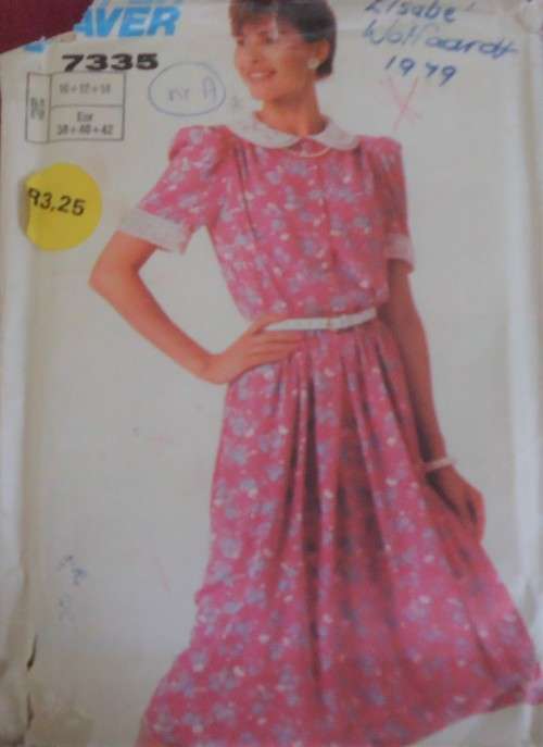 SIMPLICITY PATTERNS 7335 DRESS  SIZE N  10 + 12 + 14 COMPLETE