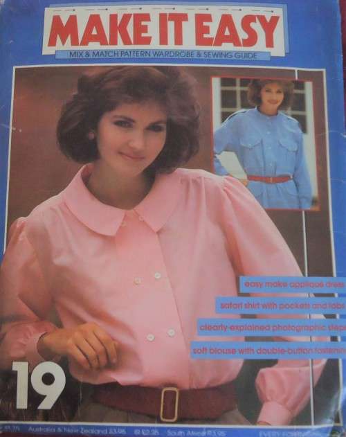 MAKE IT EASY # 19 SAFARI STYLED SHIRT & DOUBLE BUTTONED BLOUSE & VARIATIONS
