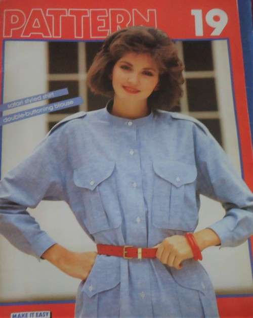 MAKE IT EASY # 19 SAFARI STYLED SHIRT & DOUBLE BUTTONED BLOUSE & VARIATIONS