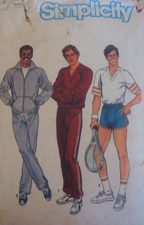 SIMPLICITY PATTERNS 5565 MEN'S SHORTS - TOP SIZE 42"- 44" SEE LISTING