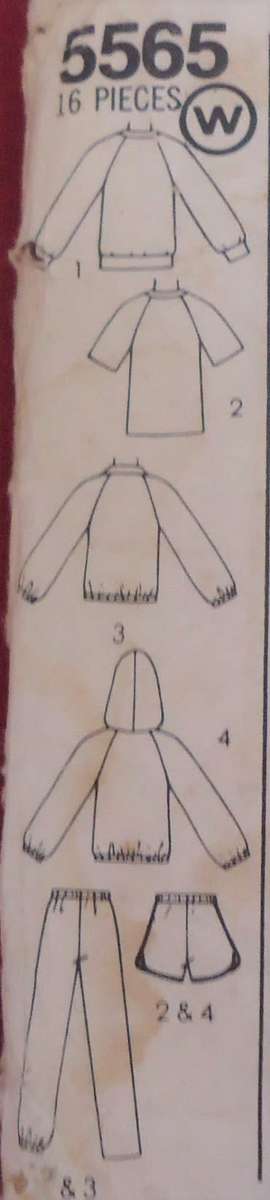 SIMPLICITY PATTERNS 5565 MEN'S SHORTS - TOP SIZE 42"- 44" SEE LISTING