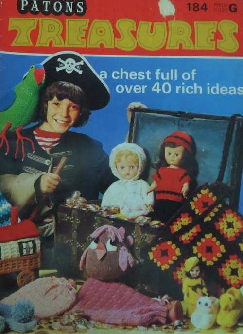 PATONS TREASURES BOOK #184 - 40 A4 PAGES