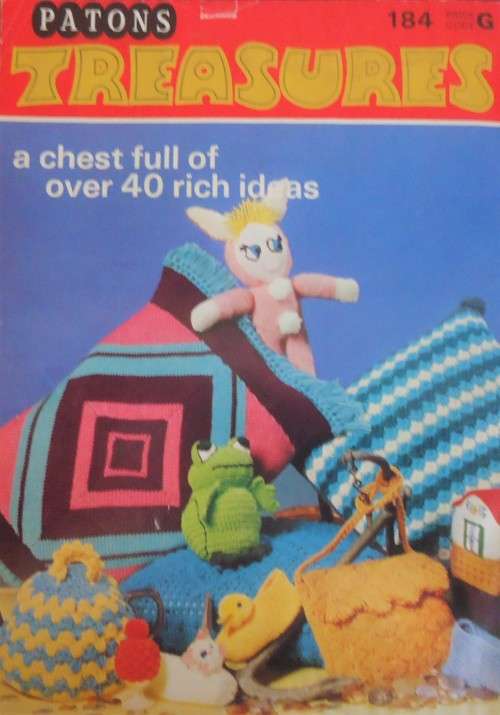 PATONS TREASURES BOOK #184 - 40 A4 PAGES