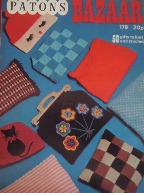 PATONS #178  BAZAAR ITEMS- HANDKNITTED & CROCHET NOVELTIES FOR GIFTS & BAZAAR STALLS 40 PAGES
