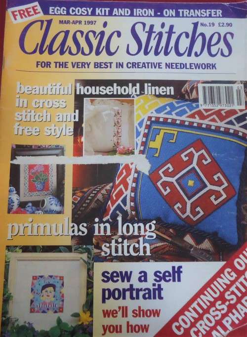 CLASSIC STITCHES UK MAGAZINE- DESIGNS  & PATTERNS  - 84 PAGES A4 SIZE