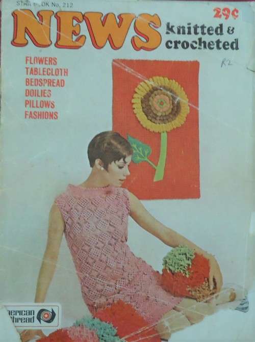 NEWS - # 212 KNITTED AND CROCHETED - 36 PAGE A6 BOOKLET