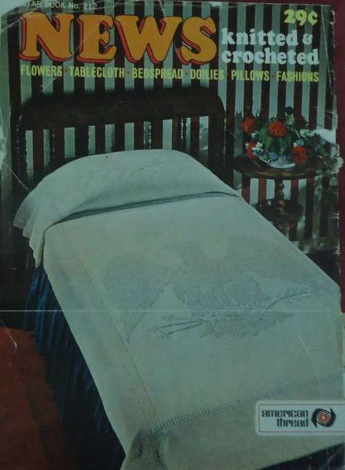 NEWS - # 212 KNITTED AND CROCHETED - 36 PAGE A6 BOOKLET