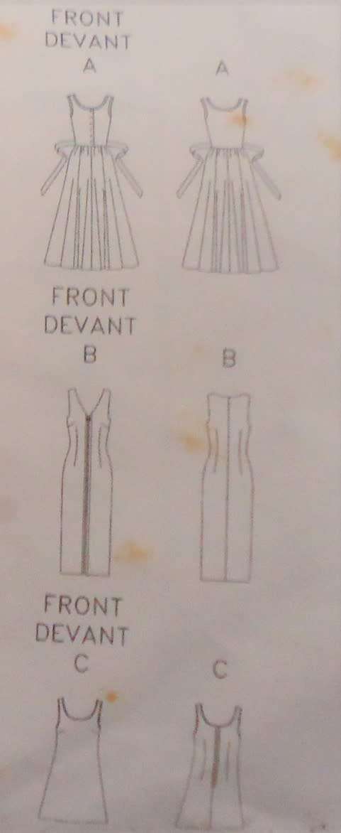 BUTTERICK  PATTERN 4540 DRESS WITH CLOSE FITTING BODICE SIZES 6-8-10-12 COMPLETE