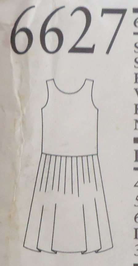 NEW LOOK PATTERNS 6627 PINAFORE DRESS SIZES 8 - 18 COMPLETE