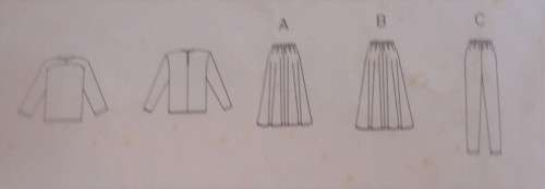 BUTTERICK PATTERN 4311 JACKET-TOP-SKIRT-PANTS SIZE XS-S-M (6-14) COMPLETE-UNCUT-F/FOLDED