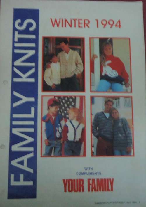 FAMILY KNITS - YOUR FAMILY - WINTER 1994 - 24 PAGES