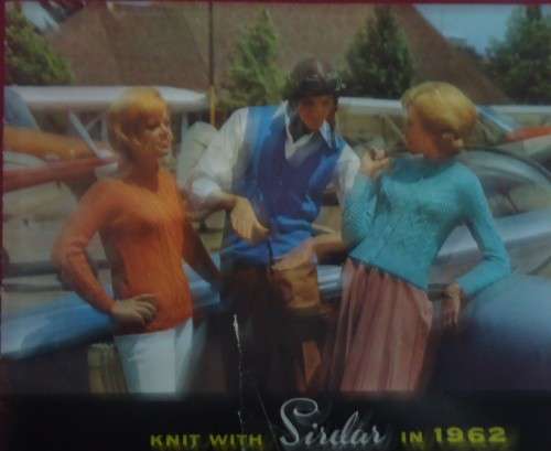 KNIT WITH SIDAR IN 1962 - 24 A5 PAGES WITH KNITTING PATTERNS