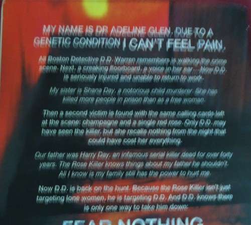 LISA GARDNER "FEAR NOTHING" -LARGE SIZE SOFT COVER