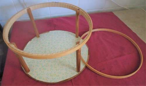12" / 32 CM LOOM WITH STANDING FLOWERED BOTTOM FRAME  OR FRAME & EXPANDER WITH SCREW