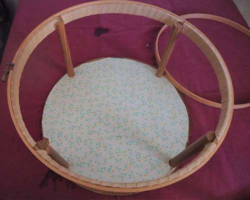 12" / 32 CM LOOM WITH STANDING FLOWERED BOTTOM FRAME  OR FRAME & EXPANDER WITH SCREW