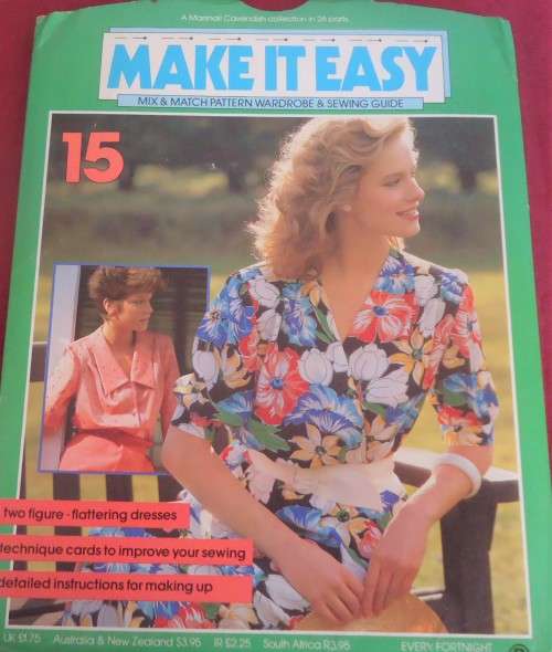 MAKE IT EASY # 15 - TWO DRESSES CUT TO FLATTER - EASY MAKE LEISURE THREE PIECE