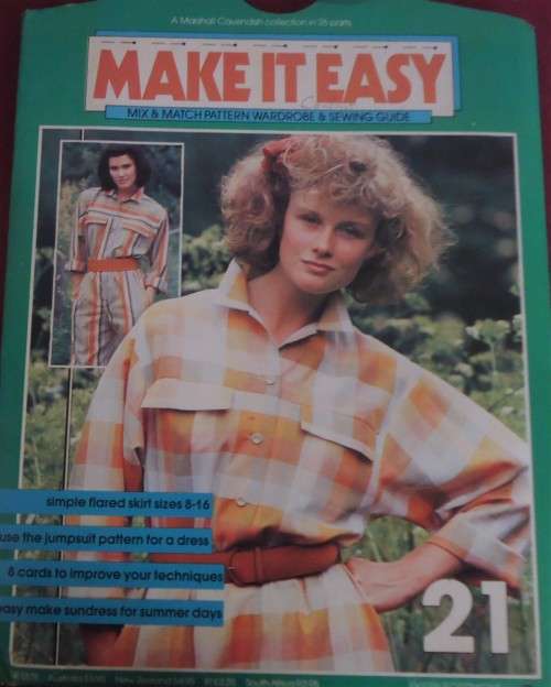 MAKE IT EASY # 21 JUMPSUIT WITH VARIATIONS - SKIRT WITH ELASTIC WAIST