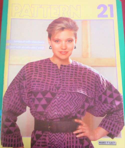 MAKE IT EASY # 21 JUMPSUIT WITH VARIATIONS - SKIRT WITH ELASTIC WAIST