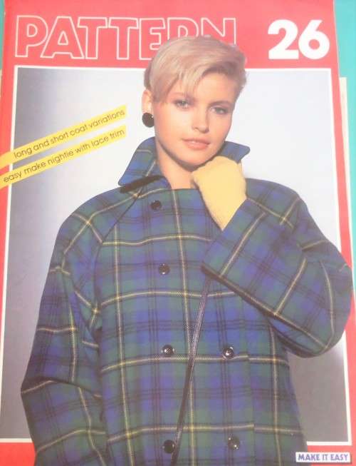 MAKE IT EASY PATTERN NUMBER 26 - TRENCH-COAT - LONG & SHORT COAT - NIGHTIE WITH LACE TRIM