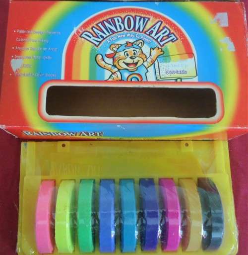 SEALED SET OF 9 COLOUR BLOCKS - RAINBOW ART WATERCOLOR SET WITH DVD
