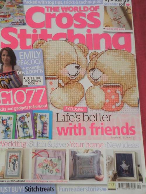 THE WORLD OF CROSS STITCHING UK - NO 180 -100 A4 PAGES WITH PATTERNS