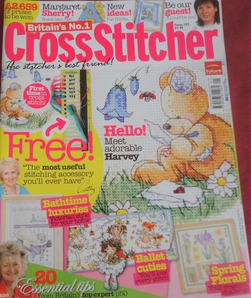 CROSS STITCHER UK- NO 182 JANUARY 2007-  100 A4 PAGES WITH PATTERNS