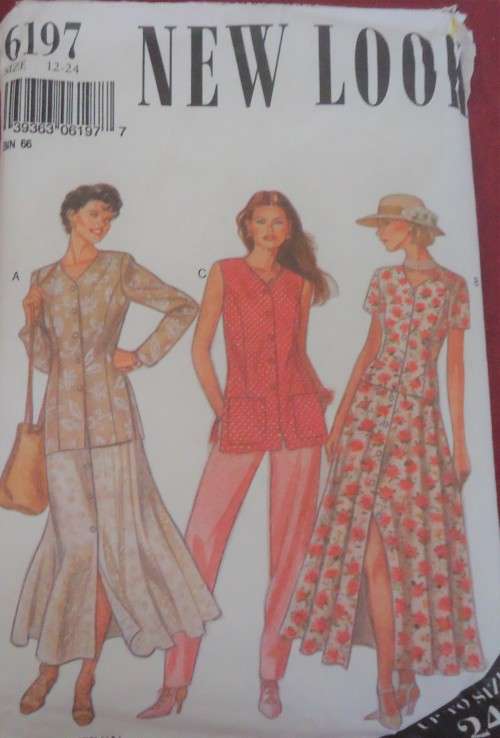 NEW LOOK PATTERNS 6197-SKIRT SIZE 12 - 24- SEE LISTING