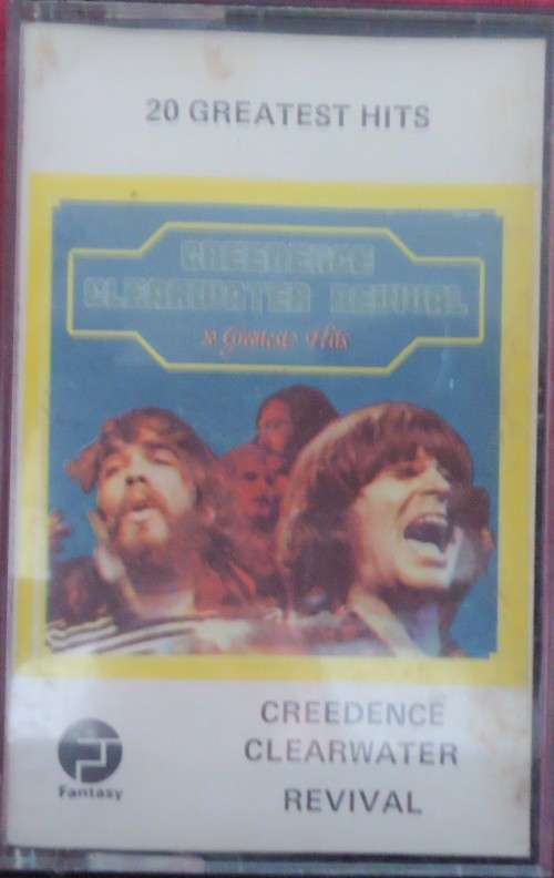 CREEDENCE CLEARWATER REVIVAL 20 GREATEST HITS-  1980 FANTASY CASSETTE TAPE-CLEANED & TESTED