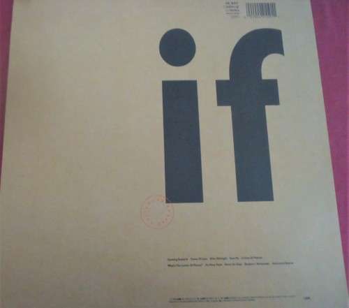 HOLLYWOOD BEYOND  - IF- GERMAN ISSUE 1987 WEA VINYL LP 242119-1 WR 77 WITH INNER SLEEVE