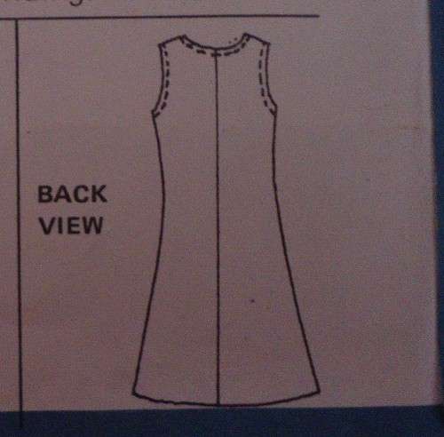 LIVING  PATTERN 4 - FOUR SIZES IN ONE -PINAFORE DRESS -SIZE 10 + 12 + 14 + 16COMPLETE & UNCUT