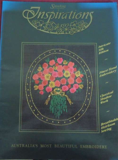 INSPIRATIONS - SMOCKING & EMBROIDERY - 20 PAGE SOFT COVER BOOK