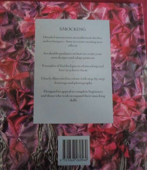 SMOCKING - ANNE ANDREW - 108 PAGE HARD COVER A5 SIZE BOOK