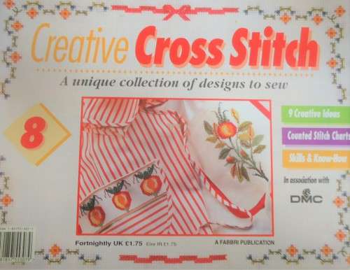 CREATIVE CROSS STITCH UK NO 8 WITH PATTERNS