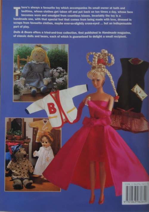 THE WOMAN'S WEEKLY AUSTRALIAN CRAFT LIBRARY - DOLLS & BEARS - TO MAKE & DRESS 124 PAGES