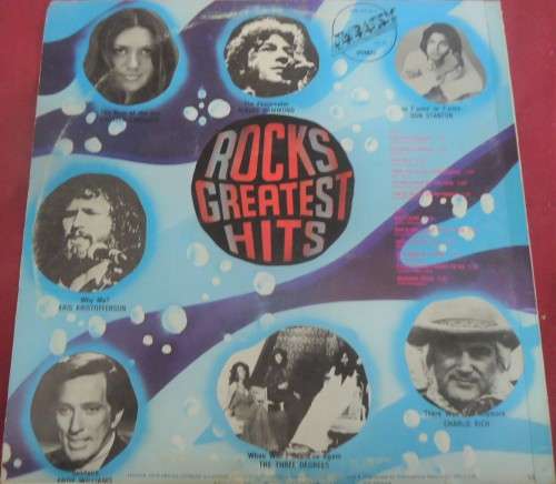 ROCK'S GREATEST HITS-ORIGINAL ARTISTS-1976 EMBASSY VINYL LP -EMB 30018 (L)