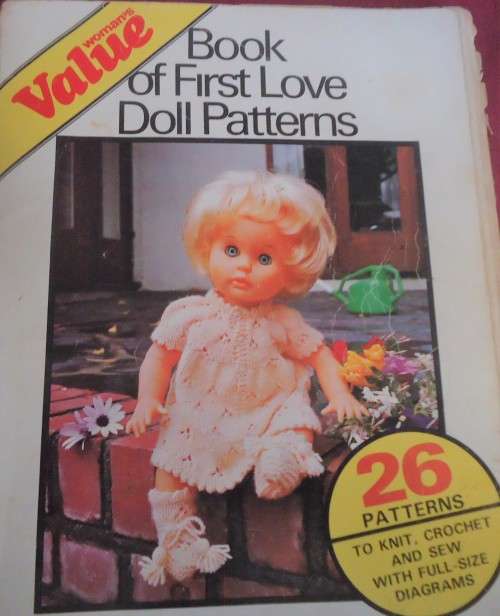 WOMAN'S VALUE-BOOK OF FIRST LOVE DOLL PATTERNS - 26 PATTERNS -48 PAGES