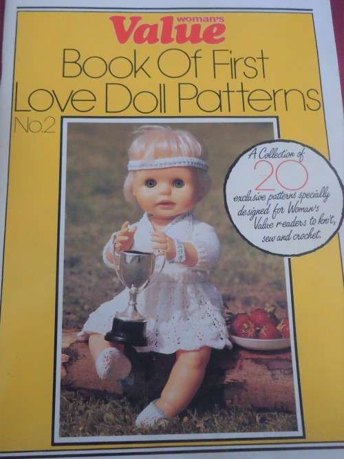 WOMAN`S VALUE-BOOK OF FIRST LOVE DOLL PATTERNS VOL 2- 20 PATTERNS -48 PAGES