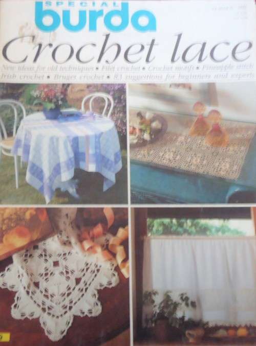 SPECIAL BURDA CROCHET LACE MAGAZINE - 64 PAGES WITH PULLOUT SECTION