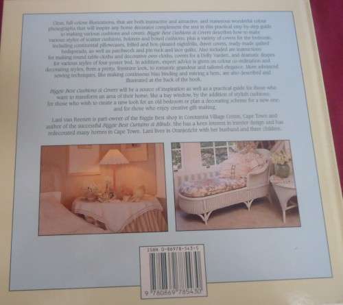 BIGGIE BEST - CUSHIONS & COVERS BY LANI VAN REENEN - 72 PAGE HARD COVER BOOK