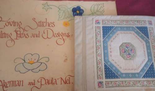 LOVING STITCHES, QUILTING IDEAS & DESIGNS BY SUE AKERMAN & PAULA NEL- 40 PAGE A3 SOFT COVER BOOK +