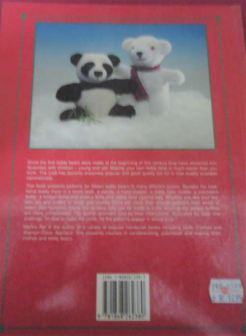 CUDDLY TEDDIES - 15 TEDDY BEAR PATTERNS  BY MARTINI NEL - 68 PAGE SOFT COVER