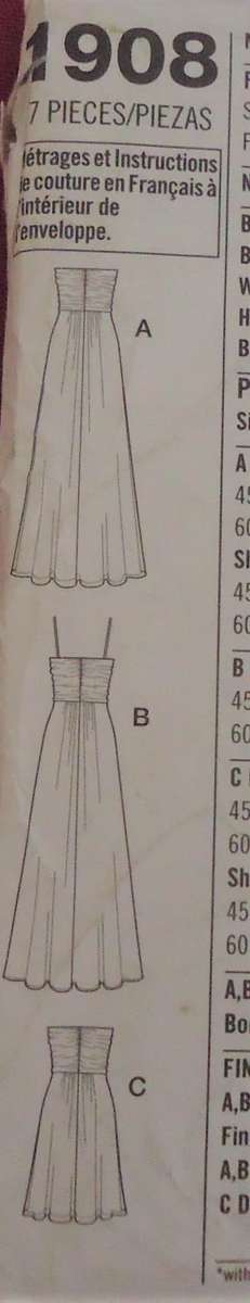 NEW SIMPLICITY PATTERNS 1908 SPECIAL OCCASION  DRESS/MINI SIZES 12-20 COMPLETE-UNCUT-F/FOLD